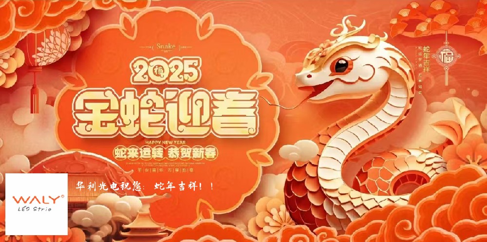 華利光電技術有限公司2025年春節(jié)放假通知